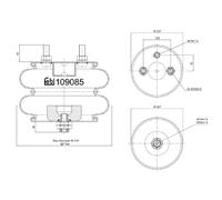 FEBI BILSTEIN 109085 Soufflet à air, suspension pneumatique