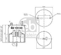 FEBI BILSTEIN 109188 Soufflet à air, suspension pneumatique