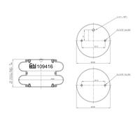 FEBI BILSTEIN 109416 Soufflet à air, suspension pneumatique