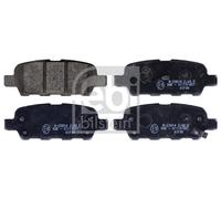 FEBI BILSTEIN 116198 Kit de plaquettes de frein, frein à disque pour NISSAN,RENA