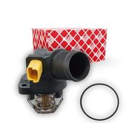Febi Bilstein Thermostat d'eau 170586 avec boîtier, joint et interrupteur de température 1 pièce