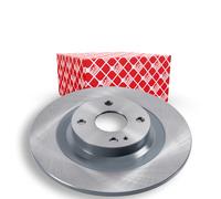 2x Disque de frein Essieu arrière plein 170727 FEBI BILSTEIN pour MAZDA FIAT