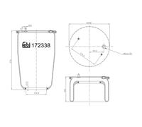 FEBI BILSTEIN 172338 Soufflet à air, suspension pneumatique