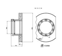 FEBI BILSTEIN 172998 Disque de frein