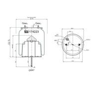 FEBI BILSTEIN 174223 Soufflet à air, suspension pneumatique