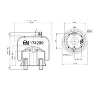 FEBI BILSTEIN 174299 Soufflet à air, suspension pneumatique