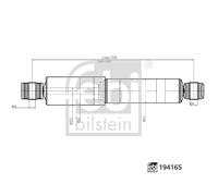 FEBI BILSTEIN 194165 Amortisseur pour NISSAN,OPEL,RENAULT,VAUXHALL