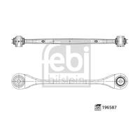 FEBI BILSTEIN 196587 Bras de liaison, suspension de roue pour BMW