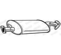 FEBI BILSTEIN 2006 Mercedes-Benz Citaro échappement gaz flap moteur frein 22658