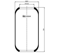 FEBI BILSTEIN 20644 Soufflet à air, suspension pneumatique