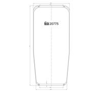 FEBI BILSTEIN 20775 Soufflet à air, suspension pneumatique