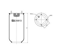 FEBI BILSTEIN 20813 Soufflet à air, suspension pneumatique