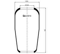 FEBI BILSTEIN 20916 Soufflet à air, suspension pneumatique