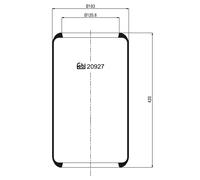 FEBI BILSTEIN 20927 Soufflet à air, suspension pneumatique