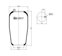 FEBI BILSTEIN 32817 Soufflet à air, suspension pneumatique