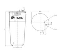 FEBI BILSTEIN 35492 Soufflet à air, suspension pneumatique