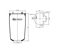 FEBI BILSTEIN 35624 Soufflet à air, suspension pneumatique
