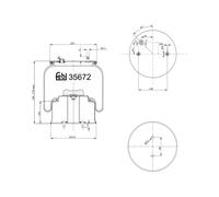 FEBI BILSTEIN 35672 Soufflet à air, suspension pneumatique