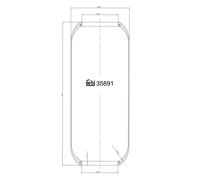 FEBI BILSTEIN 35891 Soufflet à air, suspension pneumatique