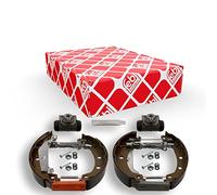 Febi bilstein Jeu de mâchoires de frein 37511 Essieu arrière prémonté pour Renault