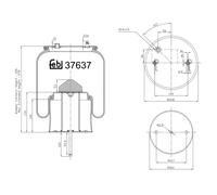 FEBI BILSTEIN 37637 Soufflet à air, suspension pneumatique