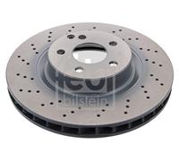 Disque de frein FEBI BILSTEIN 37725 avant, ventilé, perforé, 1 pièce