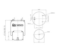 FEBI BILSTEIN 38503 Soufflet à air, suspension pneumatique