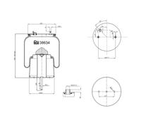 FEBI BILSTEIN 38634 Soufflet à air, suspension pneumatique