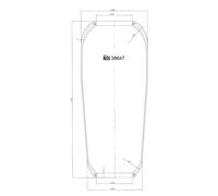 FEBI BILSTEIN 38647 Soufflet à air, suspension pneumatique