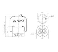 FEBI BILSTEIN 38832 Soufflet à air, suspension pneumatique