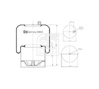 FEBI BILSTEIN 38832 Soufflet à air, suspension pneumatique