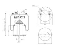 FEBI BILSTEIN 39022 Soufflet à air, suspension pneumatique