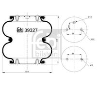 FEBI BILSTEIN 39327 Soufflet de ressort, suspension pneumatique