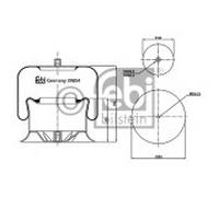 Febi bilstein 39854 Ressort soufflet