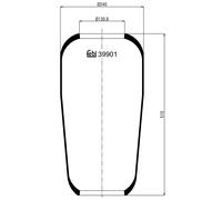 FEBI BILSTEIN 39901 Soufflet à air, suspension pneumatique
