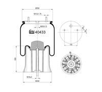 FEBI BILSTEIN 40433 Soufflet à air, suspension pneumatique