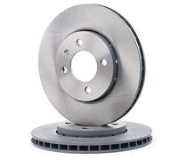 FEBI BILSTEIN 43841 2x Disque de frein Avant Ø256mm Épaisseur: 22mm Cercle de percage -Ø: 100mm ventilé de l'intérieur