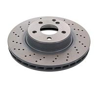 Febi bilstein 43989 Jeu de 2 disques de frein avant perforés/ventilés intérieurement - Nombre de trous 5