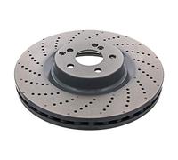 febi bilstein 44071 Disque de frein (1 disque de frein) avant, perforé/ventilé intérieurement, n° de trous 5