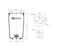 FEBI BILSTEIN 45432 Soufflet à air, suspension pneumatique