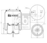 FEBI BILSTEIN 45660 Soufflet à air, suspension pneumatique