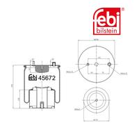 Febi BILSTEIN 45672 Air Avec Stahlkolben pour Hommes