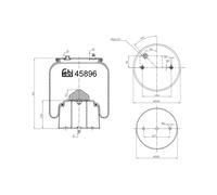 FEBI BILSTEIN 45896 Soufflet à air, suspension pneumatique