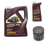 Febi BILSTEIN Filtre 6L mannol Longlife 504/507 5W-30 pour VW Up 121 122 BL1