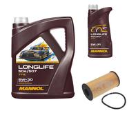 FEBI BILSTEIN Filtre À Huile 6L MANNOL Longlife 504/507 5W-30 Pour Mercedes-Benz