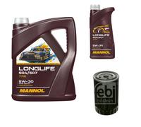 FEBI BILSTEIN Filtre À Huile 6L MANNOL Longlife 504/507 5W-30 Pour VW Golf IV