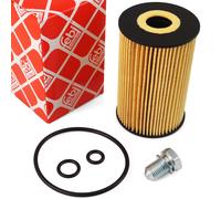 Febi BILSTEIN Filtre à Huile + Verrouiller Vis pour Audi Seat Skoda VW 1.6 2.0
