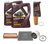 FEBI BILSTEIN Inspection set 11L MANNOL Longlife 504/507 5W-30 pour VW Touareg