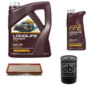 Febi BILSTEIN Inspection Set 6L mannol Longlife 504/507 5W-30 pour , Audi 80