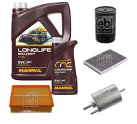 FEBI BILSTEIN Inspection set 6L MANNOL Longlife 504/507 5W-30 pour Audi A4